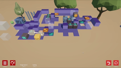 Solving a light path puzzle