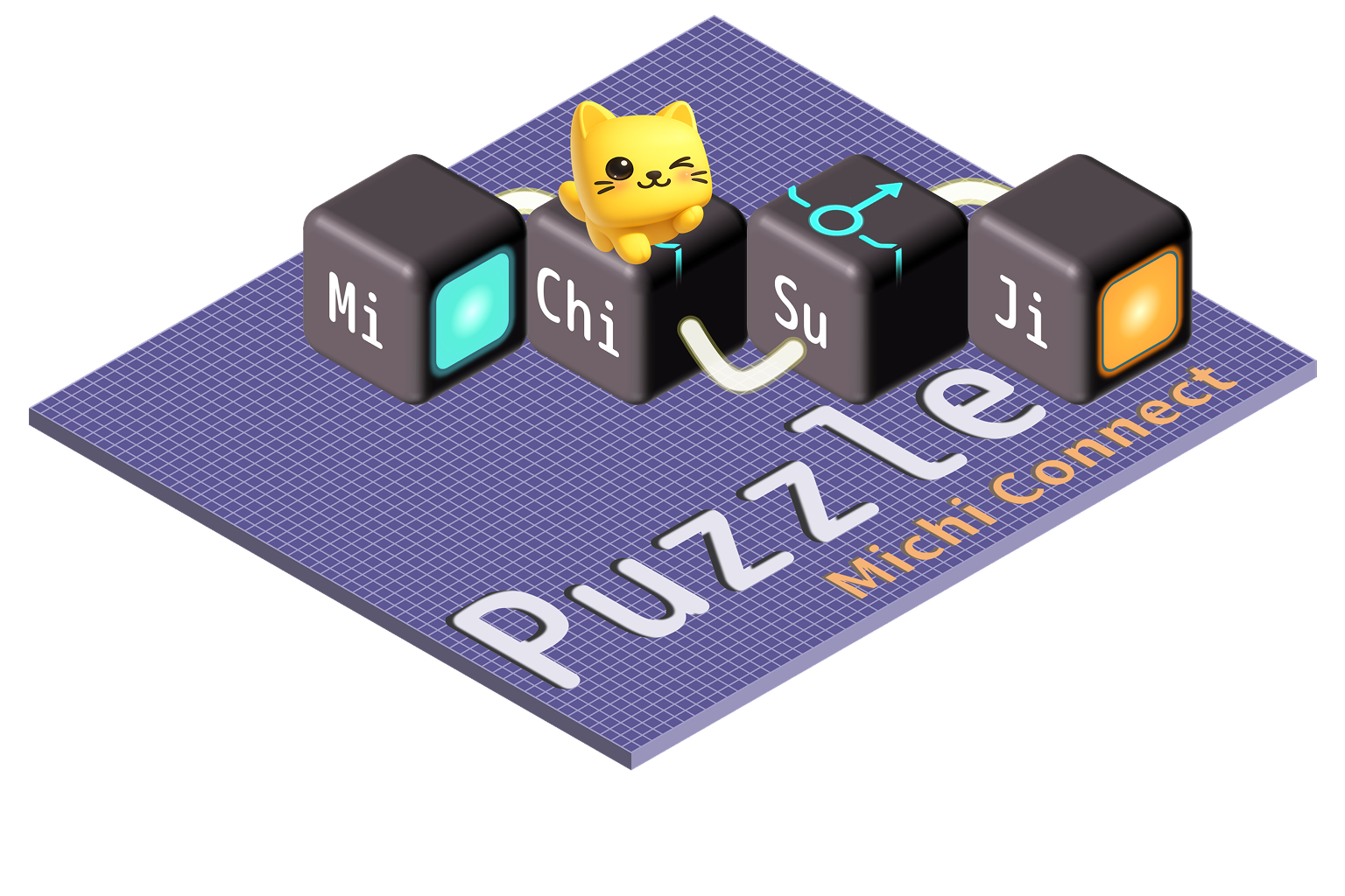Michi-Suji Puzzle title logo