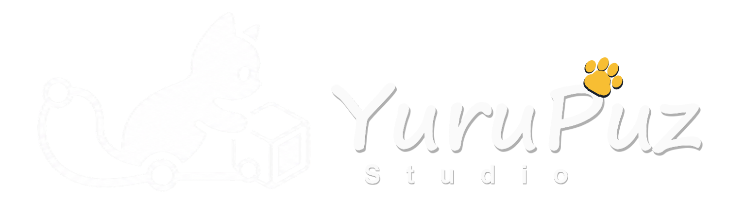 YuruPuz Studio white logo